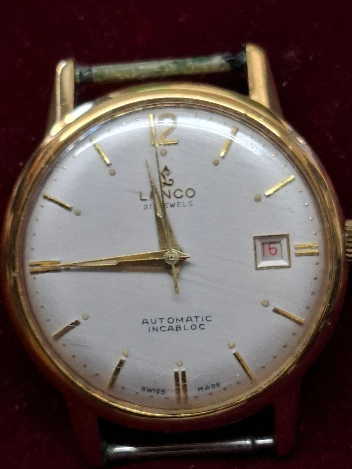 Lanco Automatic Incabloc Polshorloge - Jaren '60, Ophalen of Verzenden