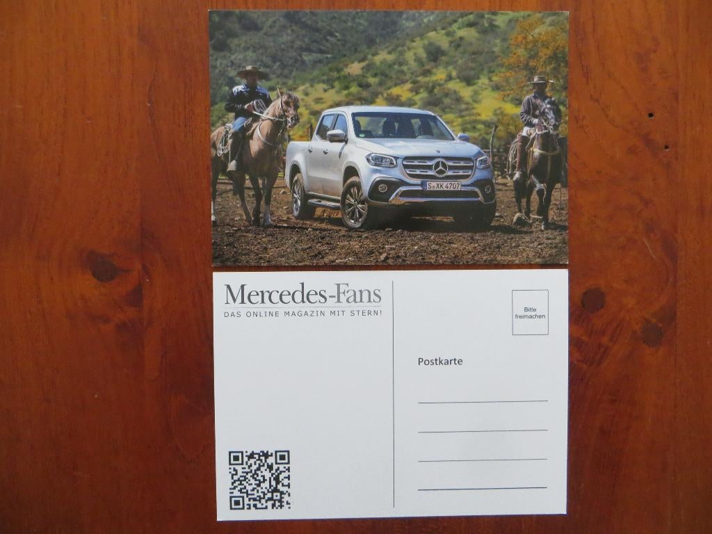Ansichtkaart Mercedes-Benz X-Klasse, Ophalen of Verzenden, Nieuw, Mercedes