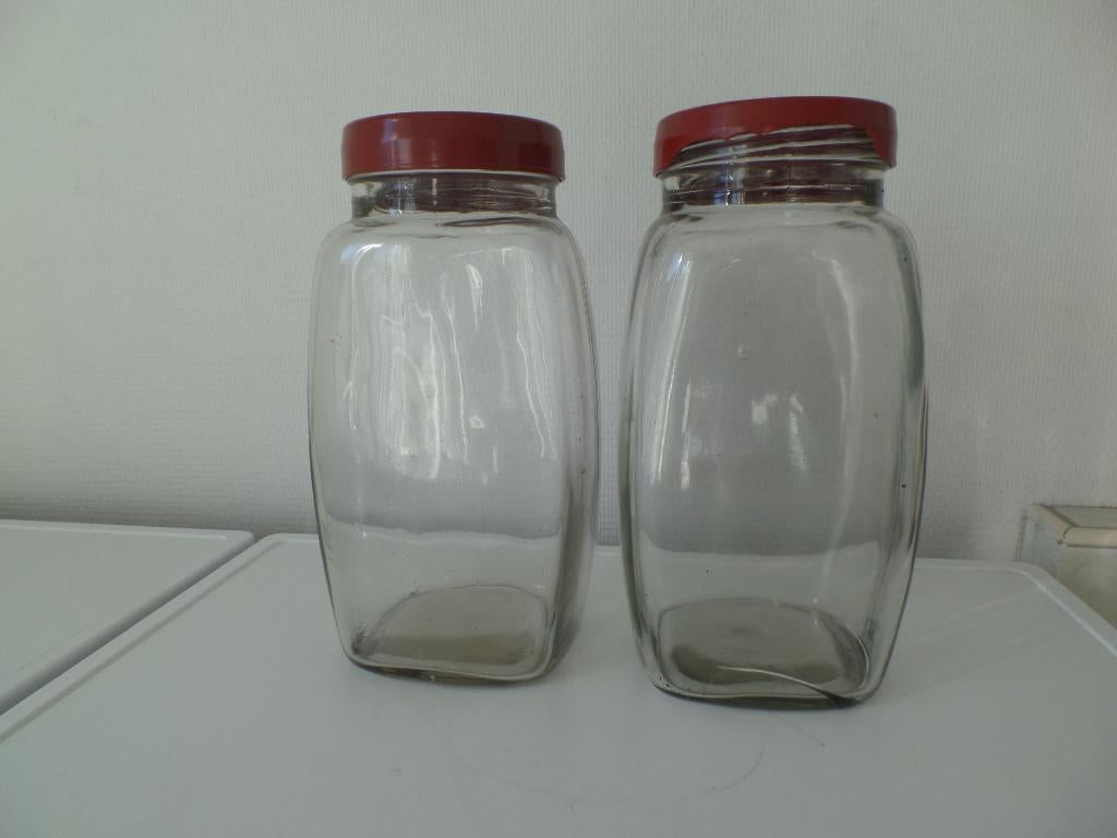 Snoep voorraadpot, Bakeliet schroefdeksel, 1 st-(#8949), Antiek en Kunst, Ophalen