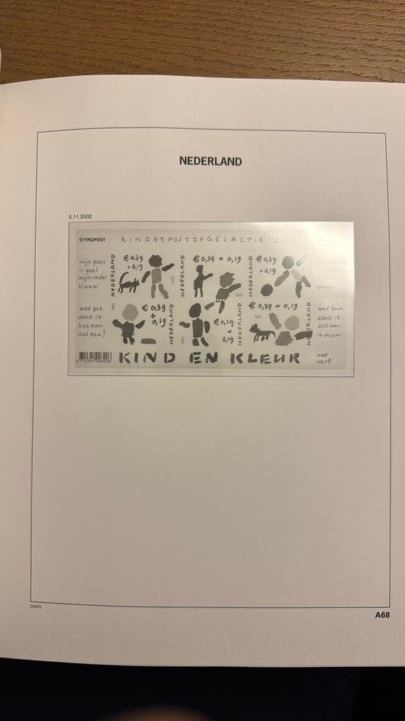 Davo album met blokken Nederland, Postzegels en Munten, Postzegels | Volle albums en Verzamelingen, Ophalen of Verzenden, Nederland