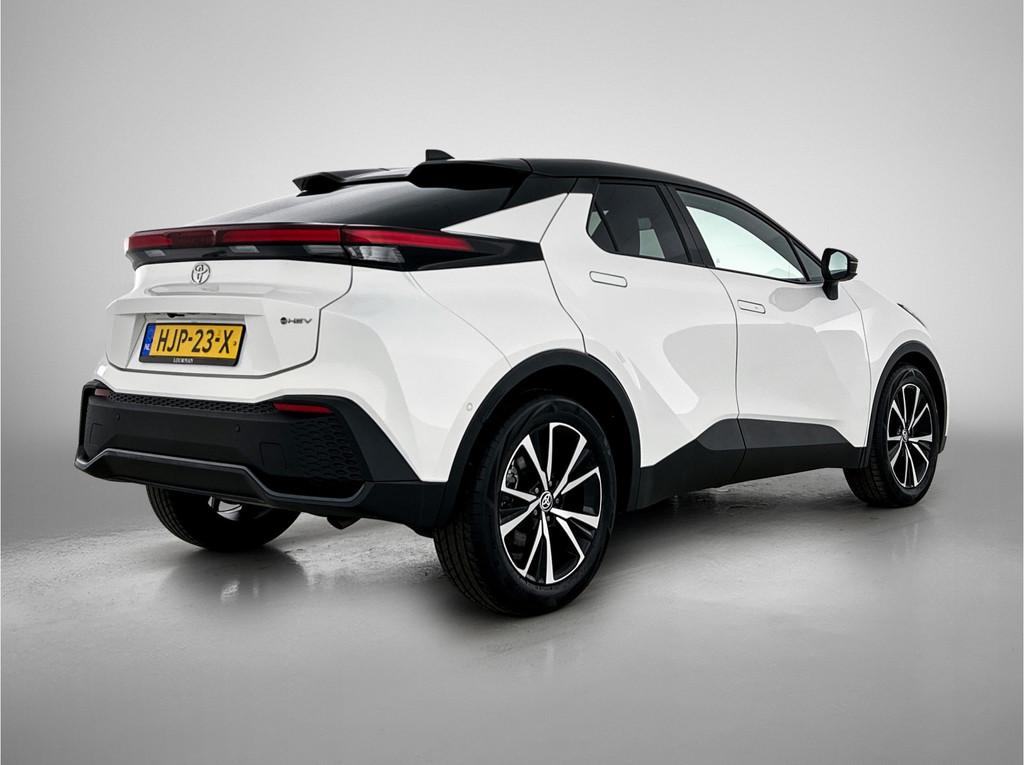 Toyota C-HR 1.8 Hybrid 140 First Edition Bi-Tone | NIEUW GEL, Stof, 725 kg, 4 cilinders, Origineel Nederlands