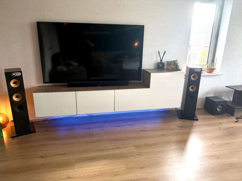 IKEA Besta TV-meubel 240cm - Modern en Ruim, Ophalen, Gebruikt, 200 cm of meer, Minder dan 100 cm