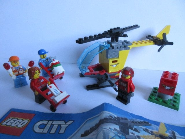 60100 City, De post, Airport Starter Set met boekje, City, Lego, Ophalen of Verzenden, Complete set
