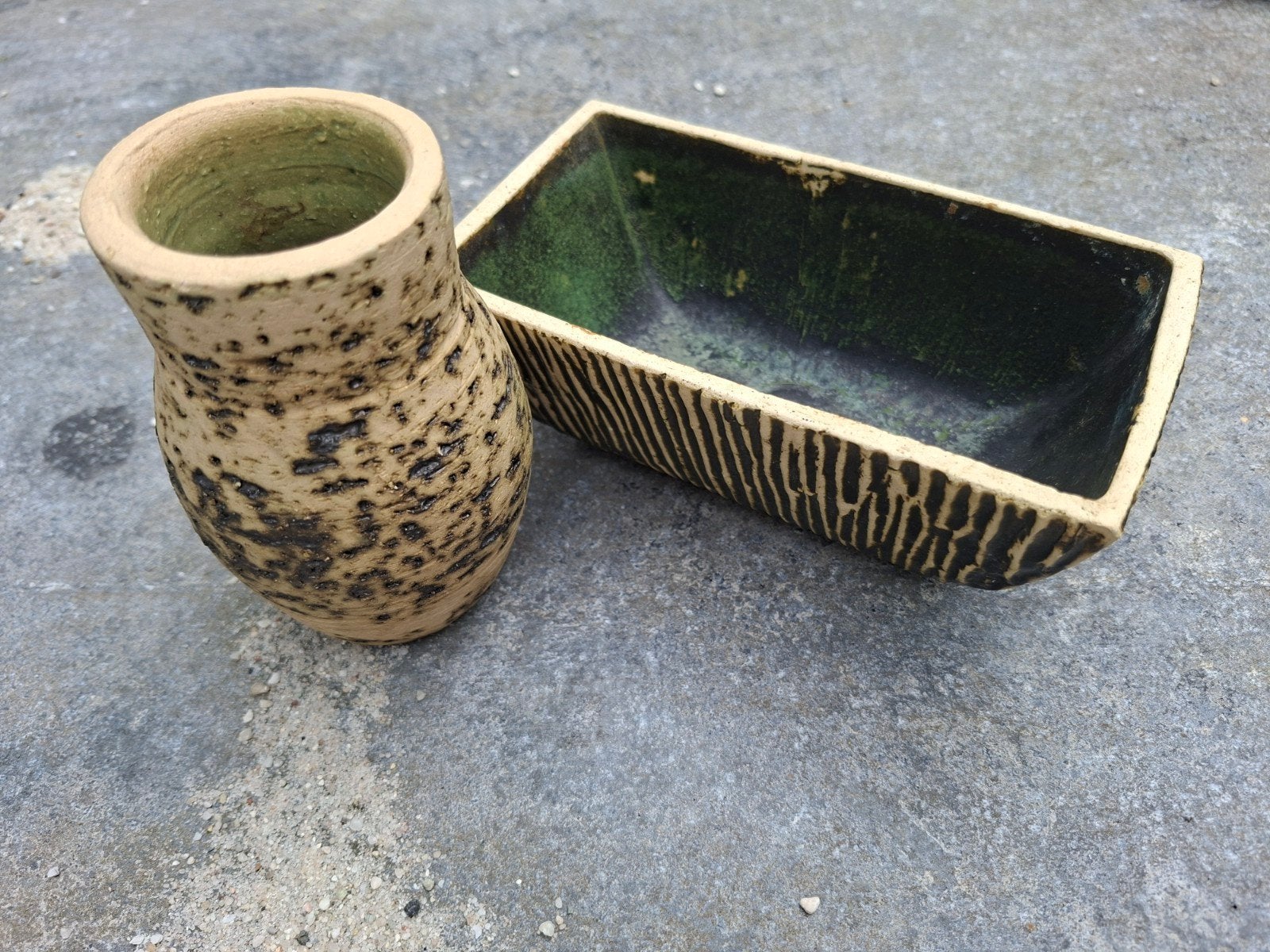 Vintage berkenbast potjes - uniek en decoratief, Ophalen of Verzenden
