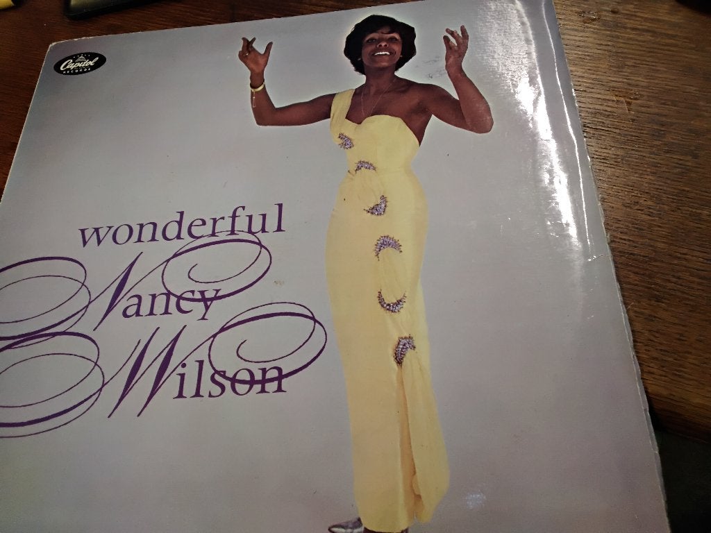 Nancy Wilson Wonderful Capitol ‎LP  Netherlands