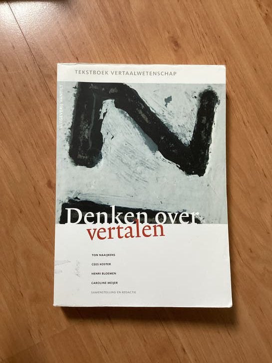 Denken over vertalen - Tekstboek Vertaalwetenschap, Ophalen of Verzenden, Gelezen, Non-fictie