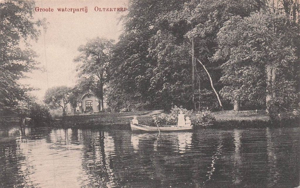 703-440-033 Groote Waterpartij Olterterp, Verzamelen, Ophalen of Verzenden, Voor 1920, Friesland