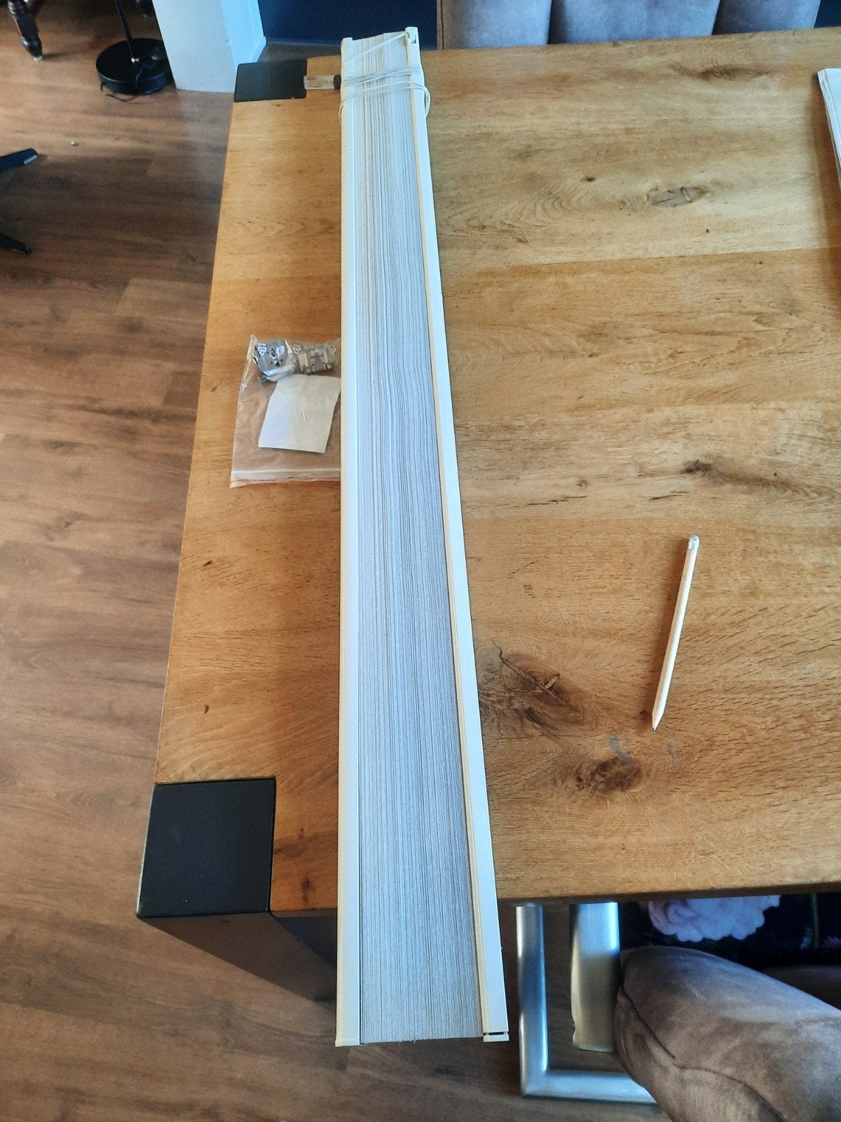 Luxaflex Duette, gebroken wit, gebruikt maar nog werkend. ma, Gebruikt, Wit, Plisségordijn, Luxaflex