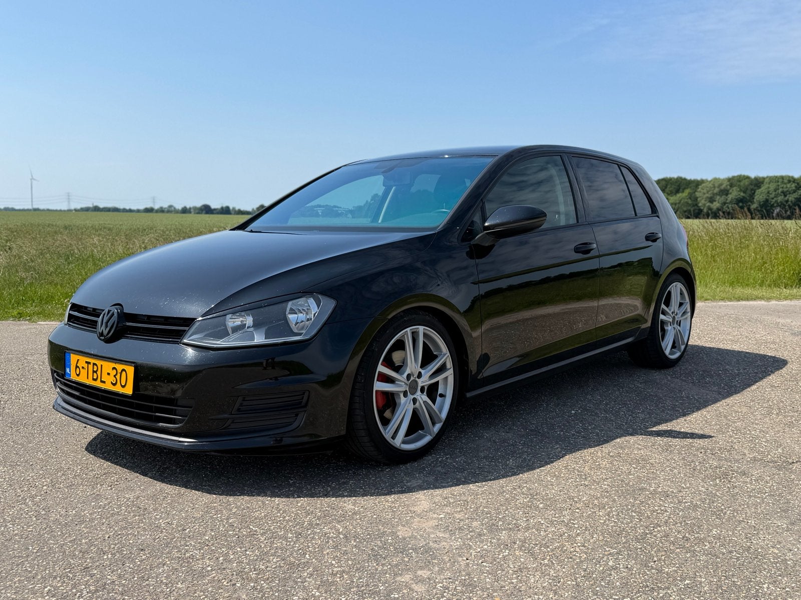 Volkswagen Golf 1.2 TSI 77KW 5D 2014 Zwart, Voorwielaandrijving, Stof, 4 cilinders, 610 kg