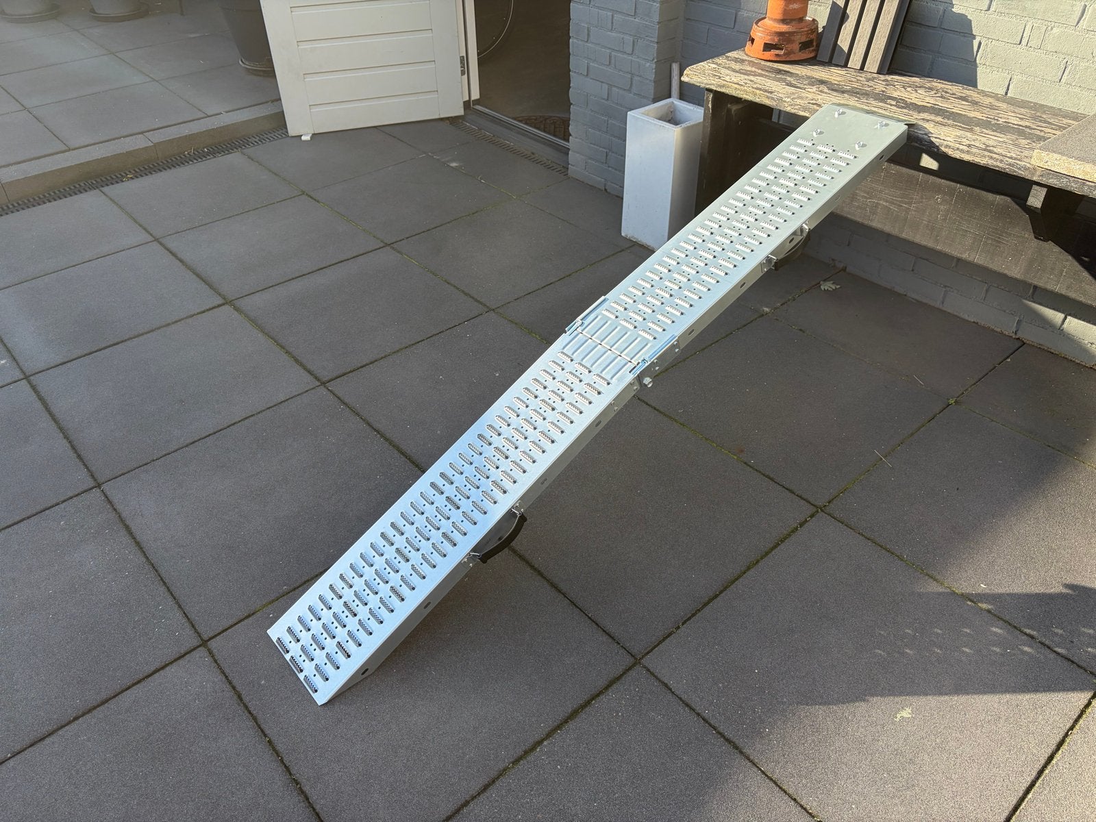 Opvouwbare oprijplaat 1.80m, 200kg belastbaar, Ophalen, Nieuw