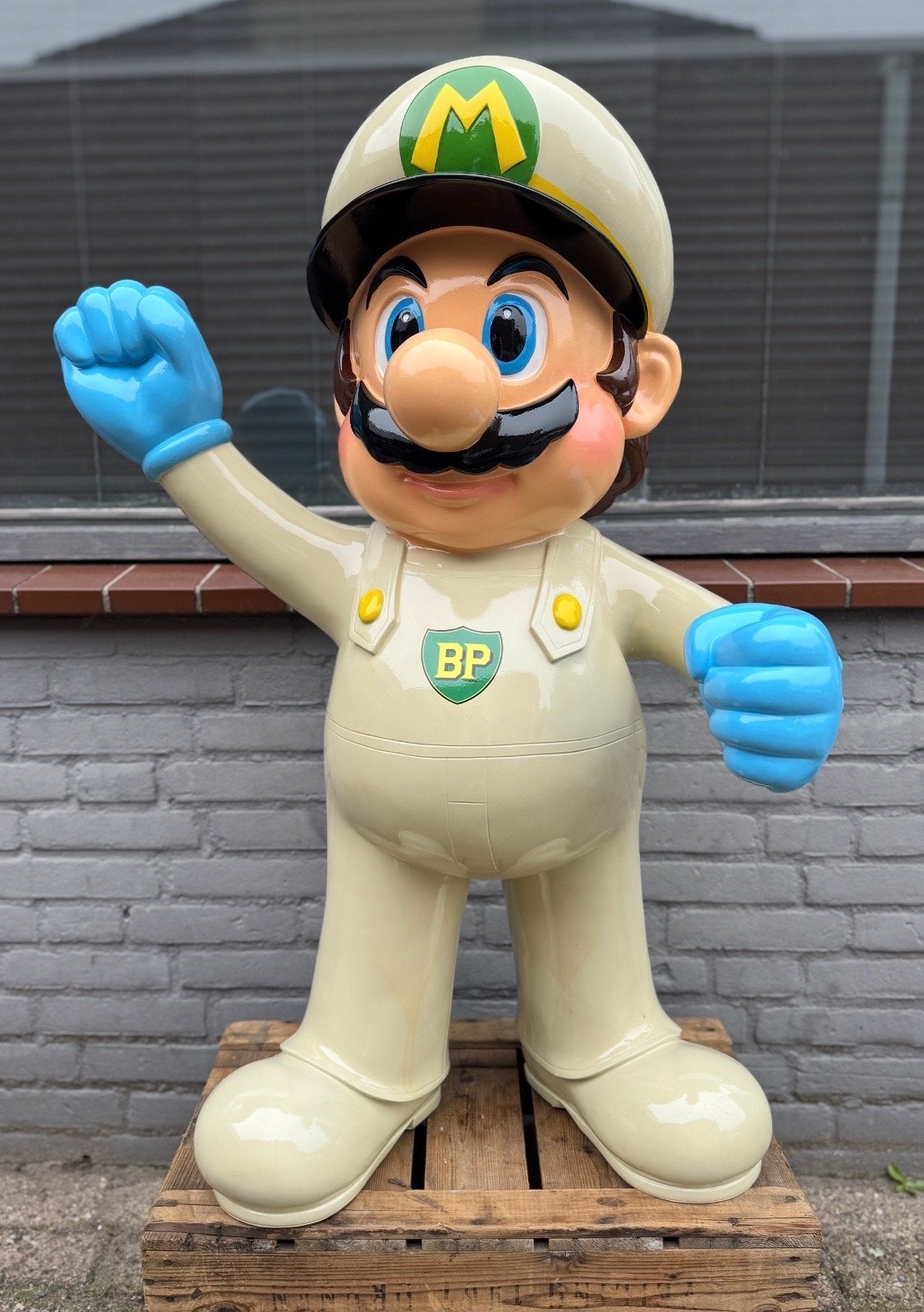 Grote Mario BP figuur - Uniek decoratiestuk, Ophalen, Zo goed als nieuw, Fantasy