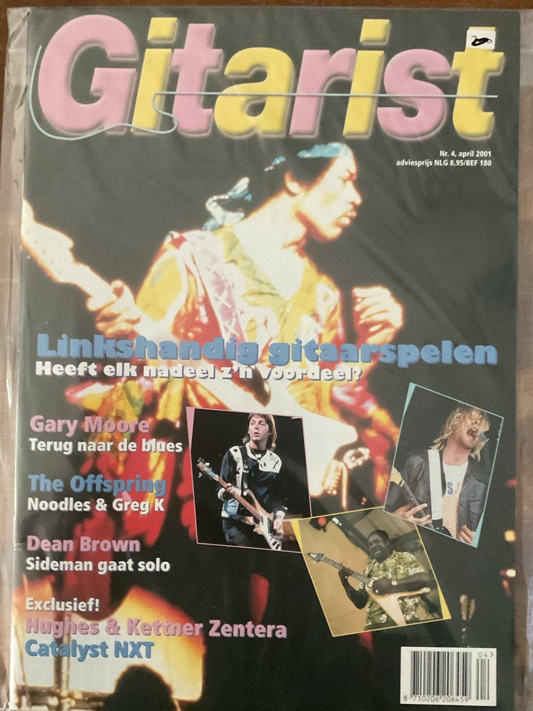 Gitarist Magazine Nr. 4, april 2001 - Linkshandig Gitaarspel, Boeken, Verzenden, Zo goed als nieuw, Muziek, Film of Tv