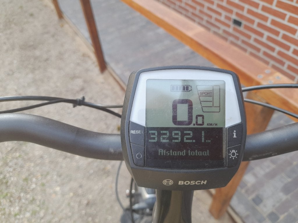 Riese&Müller Blue Label, Gebruikt, 50 km per accu of meer, 55 tot 59 cm, Ophalen