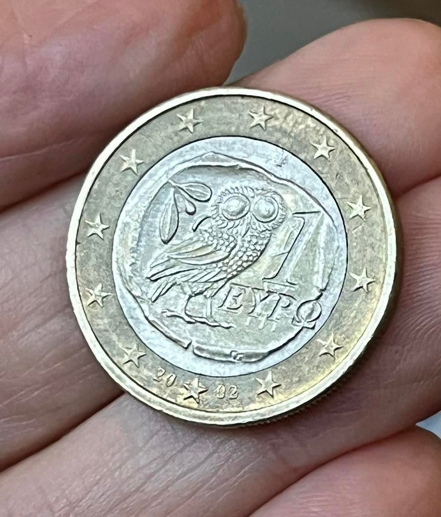 Grieks Euromunt Uiltje 2002, Ophalen of Verzenden, Griekenland, Losse munt