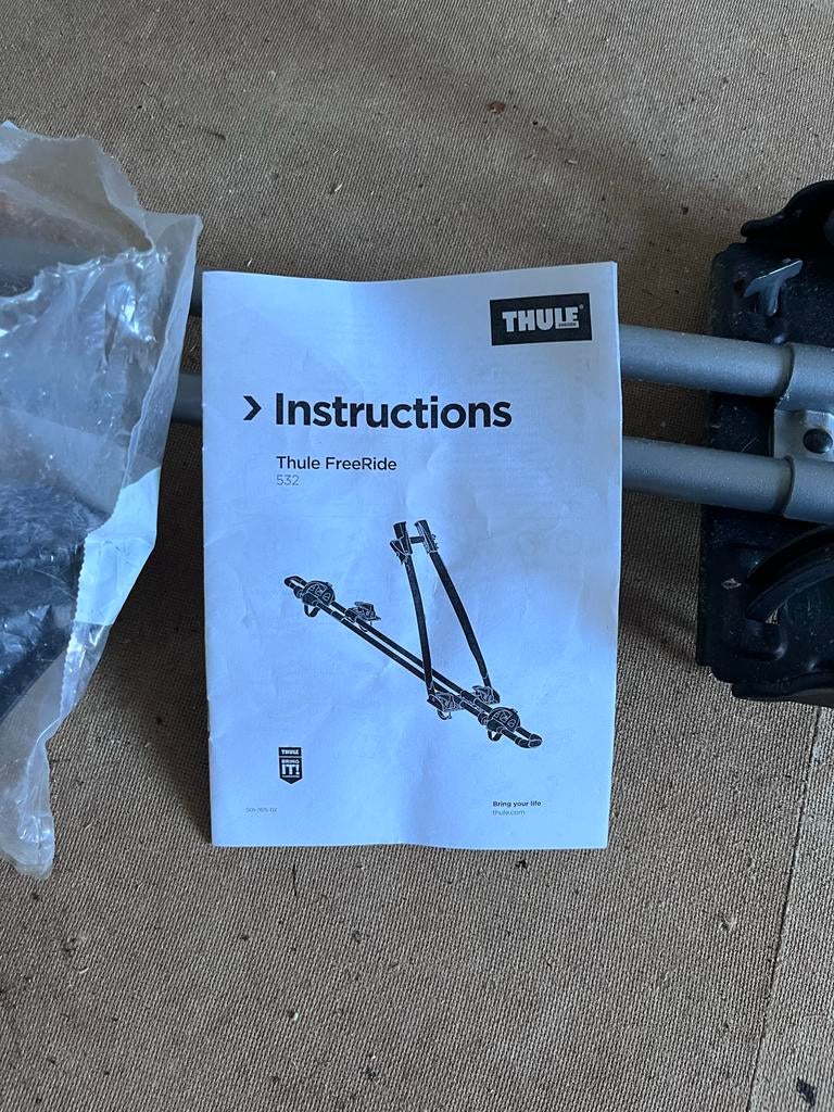 Thule FreeRide 532 fietsendrager voor op het dak, Ophalen, 1 fiets, Gebruikt, Dakdrager