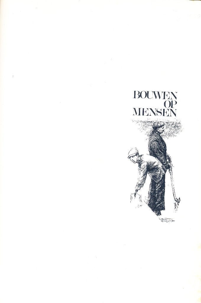 Bouwen op mensen ( HBG groep), 20e eeuw of later, Anthony van Kampen, Verzenden, Zo goed als nieuw