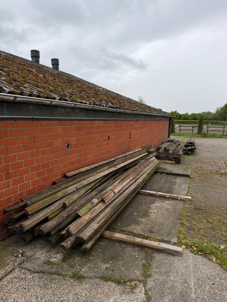 Houten Omheining Paardenbak, Dieren en Toebehoren, Ophalen, Zo goed als nieuw