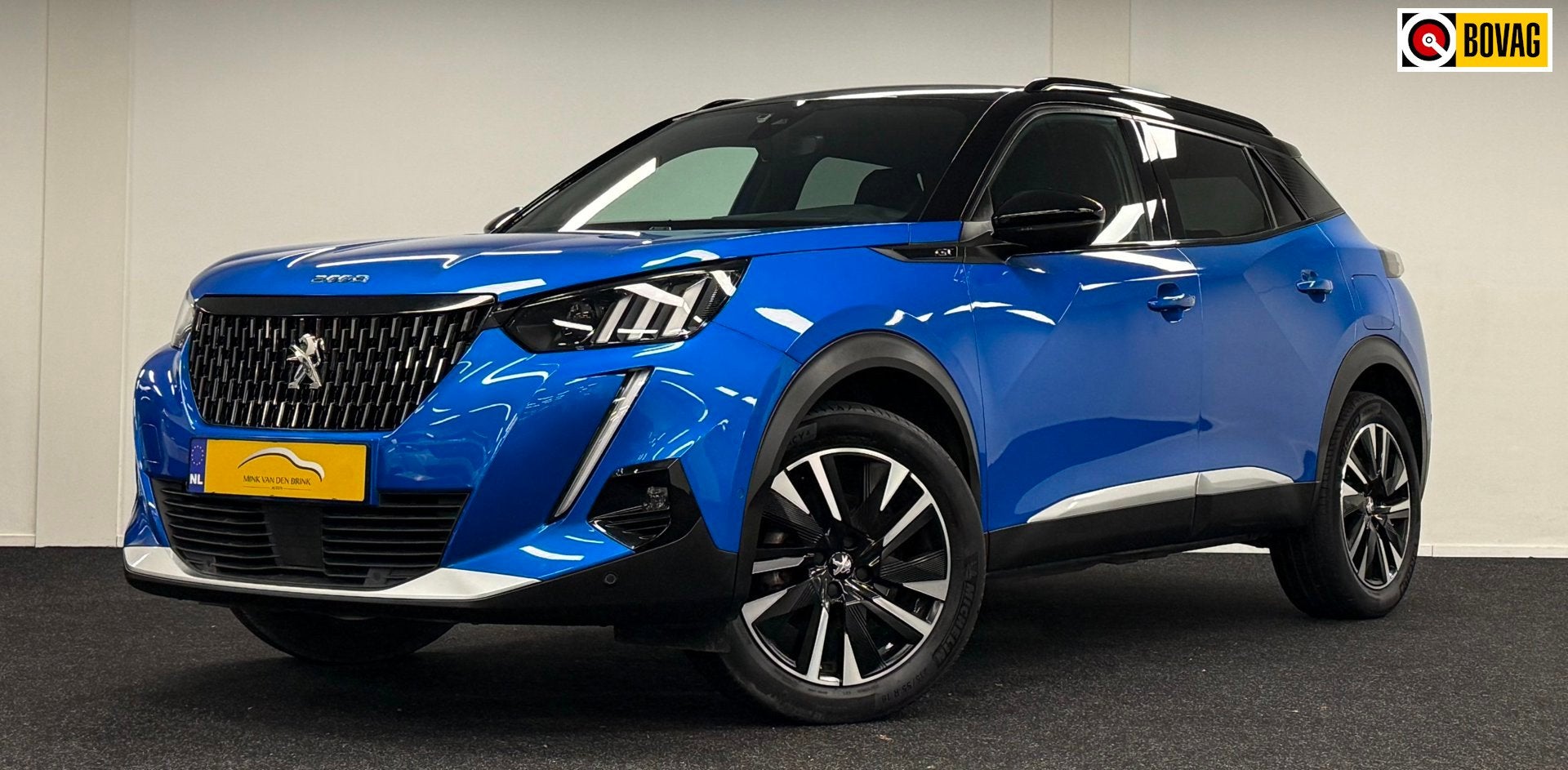 Peugeot 2008 1.2 GT-Line155PK *NweDBriem*DigiDisplay*Adaptiv, Auto's, Gebruikt, Zwart, Blauw, 155 pk