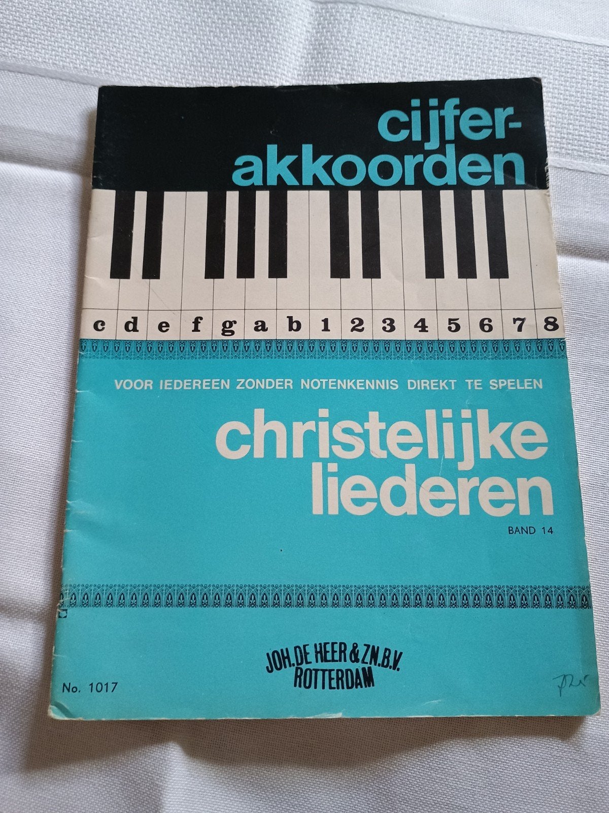 Cijferakkoorden Christelijke Liederen - Cijferaccoorden -14, Ophalen of Verzenden, Gebruikt, Religie en Gospel