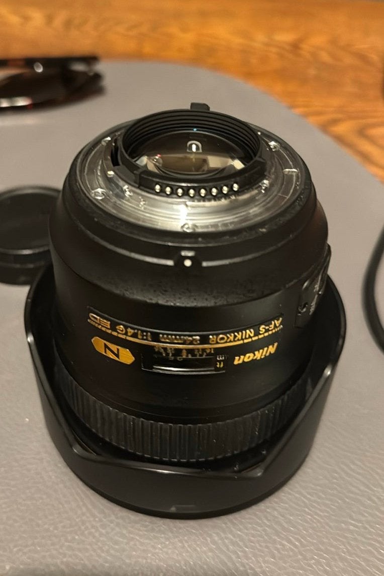 Nikon AF-S 24mm f/1.4G ED F-mount Groothoeklens, Gebruikt, Autofocus, Nikon, Nikon F-mount