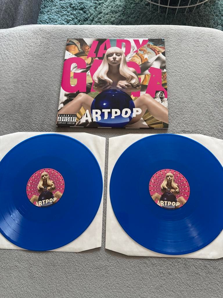 Lady Gaga - Artpop 2LP Blue, Cd's en Dvd's, Vinyl | Pop, Ophalen of Verzenden, Zo goed als nieuw, 12 inch
