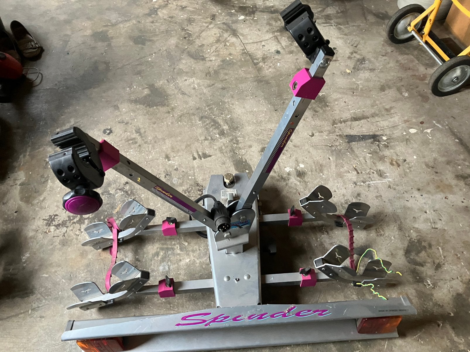 Spinder fietsendrager voor 2 fietsen, Ophalen, 2 fietsen, Gebruikt, Trekhaakdrager