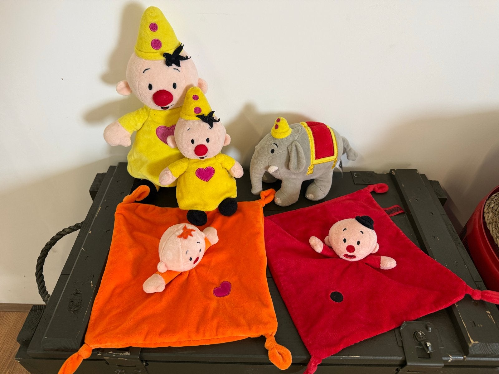 Bumba Knuffel Set: Bumba, Babilu, Bumbalu & Tumbi Olifant, Gebruikt, Overige merken, Overige karakters, Ophalen of Verzenden