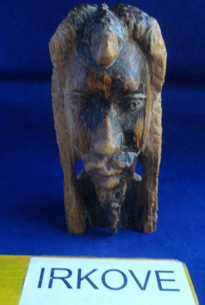 HOUTEN TRIBEL ART BEELD * Afrika? *, Minder dan 20 cm, Verzenden, Handgemaakt, Beeld