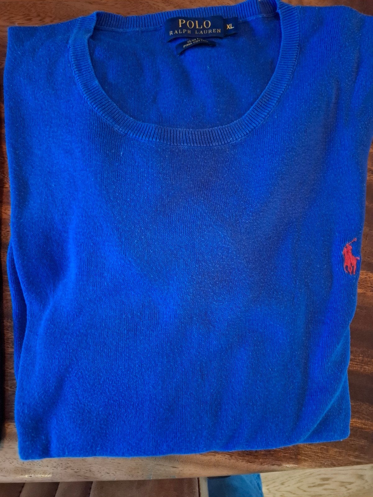 Polo Ralph Lauren trui XL - Blauw, Maat 52/54 (L), Blauw, Ophalen of Verzenden, Polo Ralph Lauren