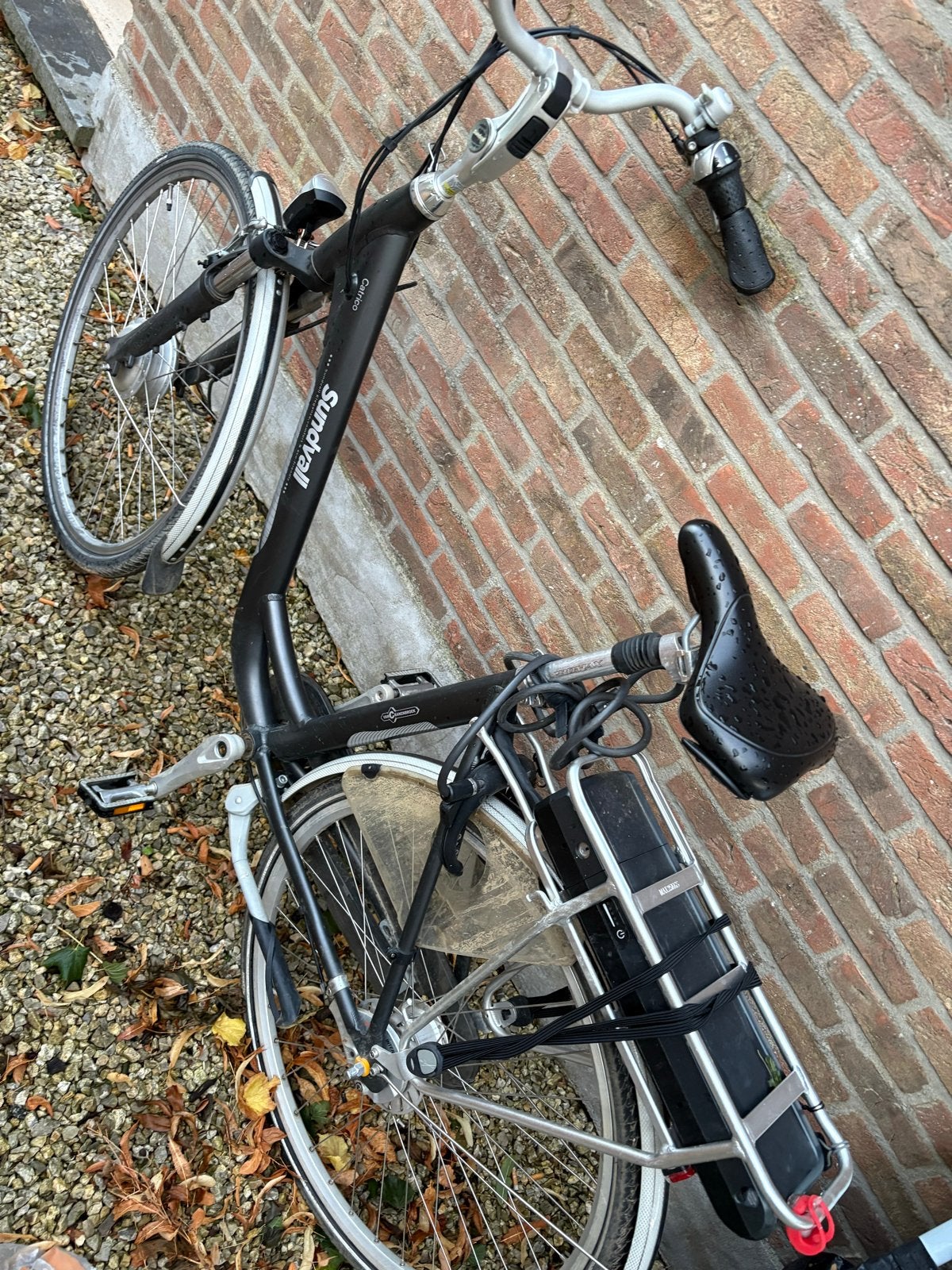 Sundvall elektrische fiets met lage instap electra defect., Velgrem, Ophalen, Overige merken, 53 tot 56 cm