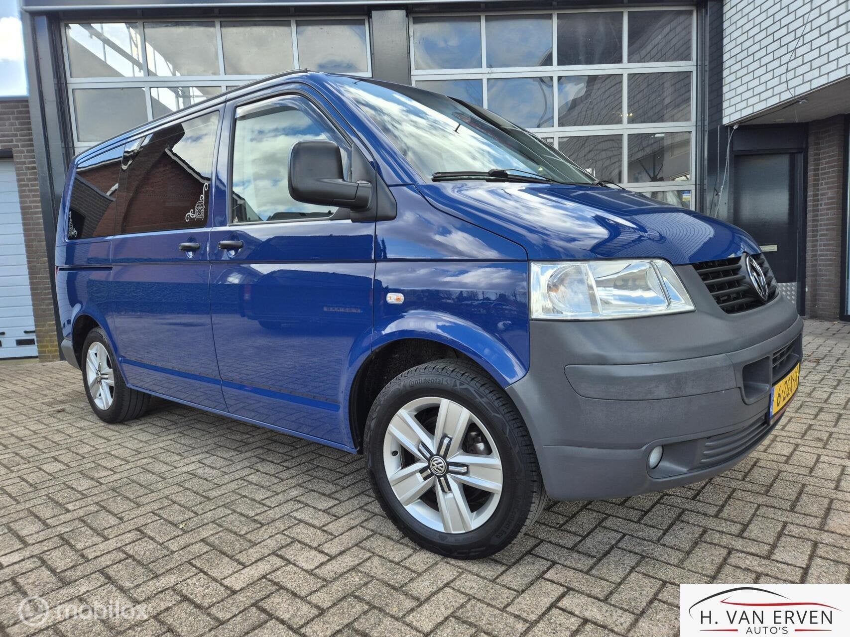 Volkswagen Transporter 1.9 TDI CAMPER NAVI CRUISE AIRCO NAP, Auto's, 4 cilinders, Metallic lak, Origineel Nederlands, Bedrijf
