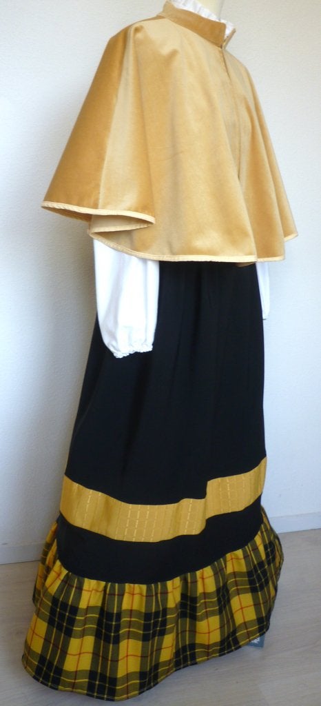 CHARLES DICKENS FLUWELEN CAPE (NIEUW), Kleding | Dames, Ophalen of Verzenden, Nieuw