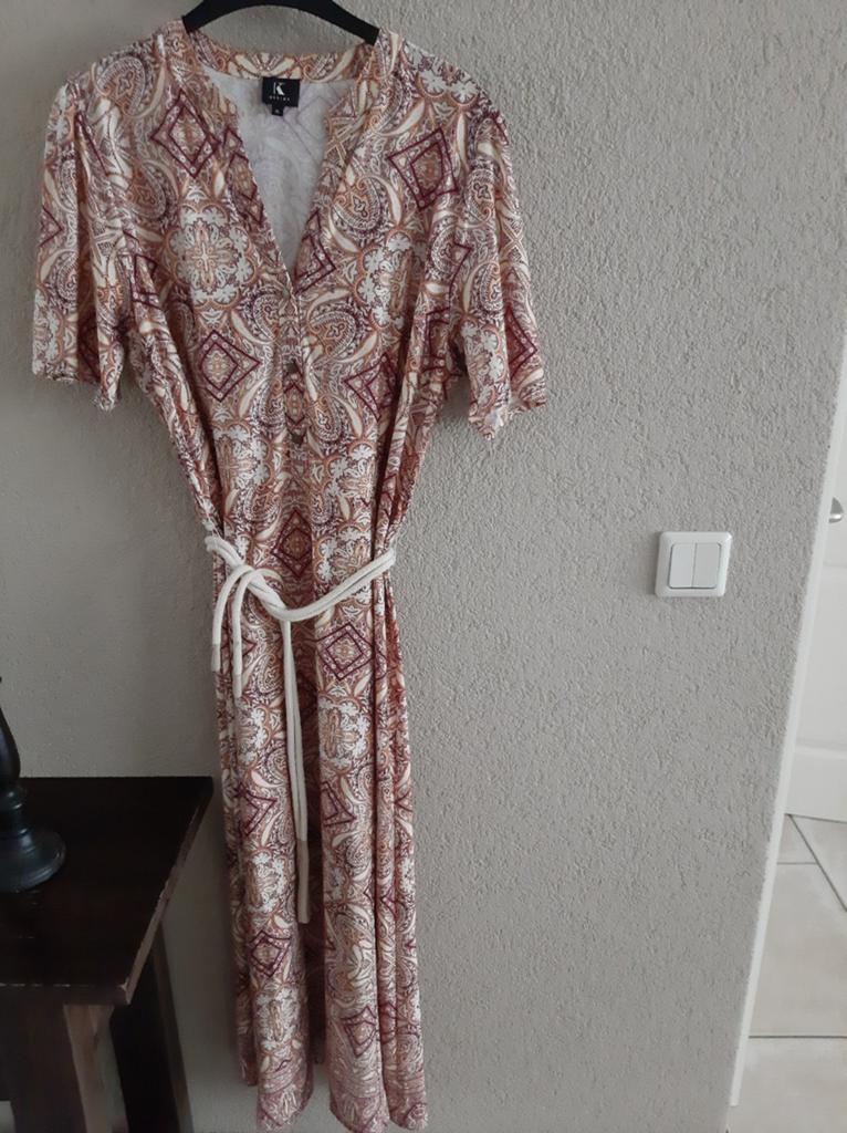 K Design jurk lang model, zgan weinig gedragen,maat XL, Ophalen of Verzenden, Zo goed als nieuw