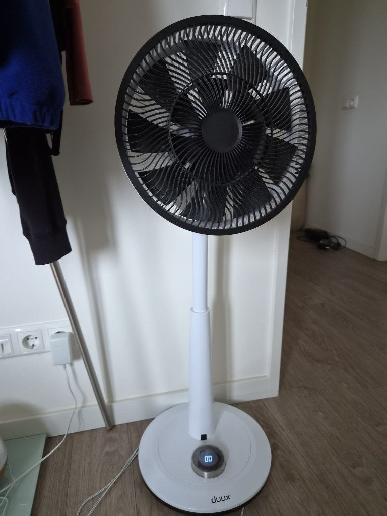 Duux Smart Standing Fan, Ophalen, Ventilator met afstandsbediening, Zo goed als nieuw, Statiefventilator