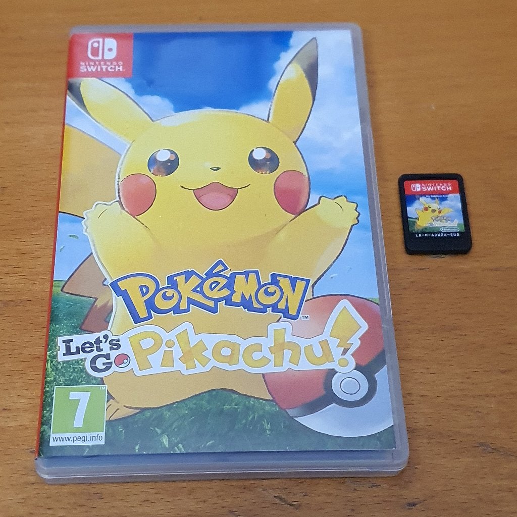 SWITCH | Pokemon Let's Go Pikachu!, Spelcomputers en Games, Avontuur en Actie, Gebruikt, 1 speler, Ophalen of Verzenden
