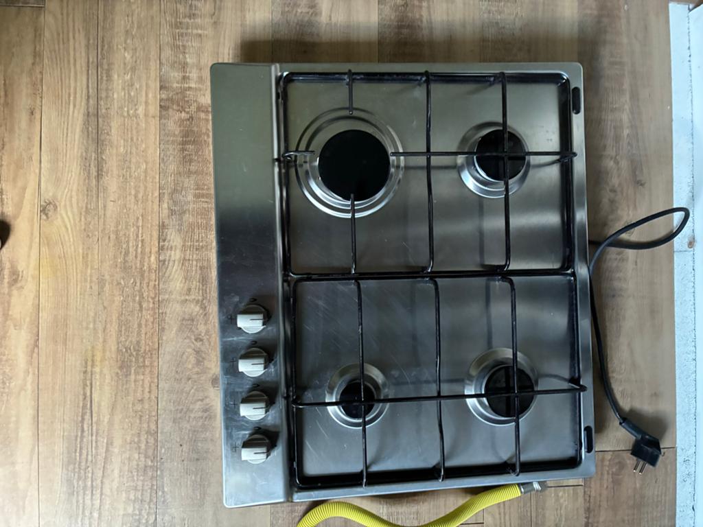 Whirlpool AKR 3701/IX Gasfornuis - 4 Pitten, Ophalen, Gebruikt, Minder dan 85 cm, 60 cm of meer