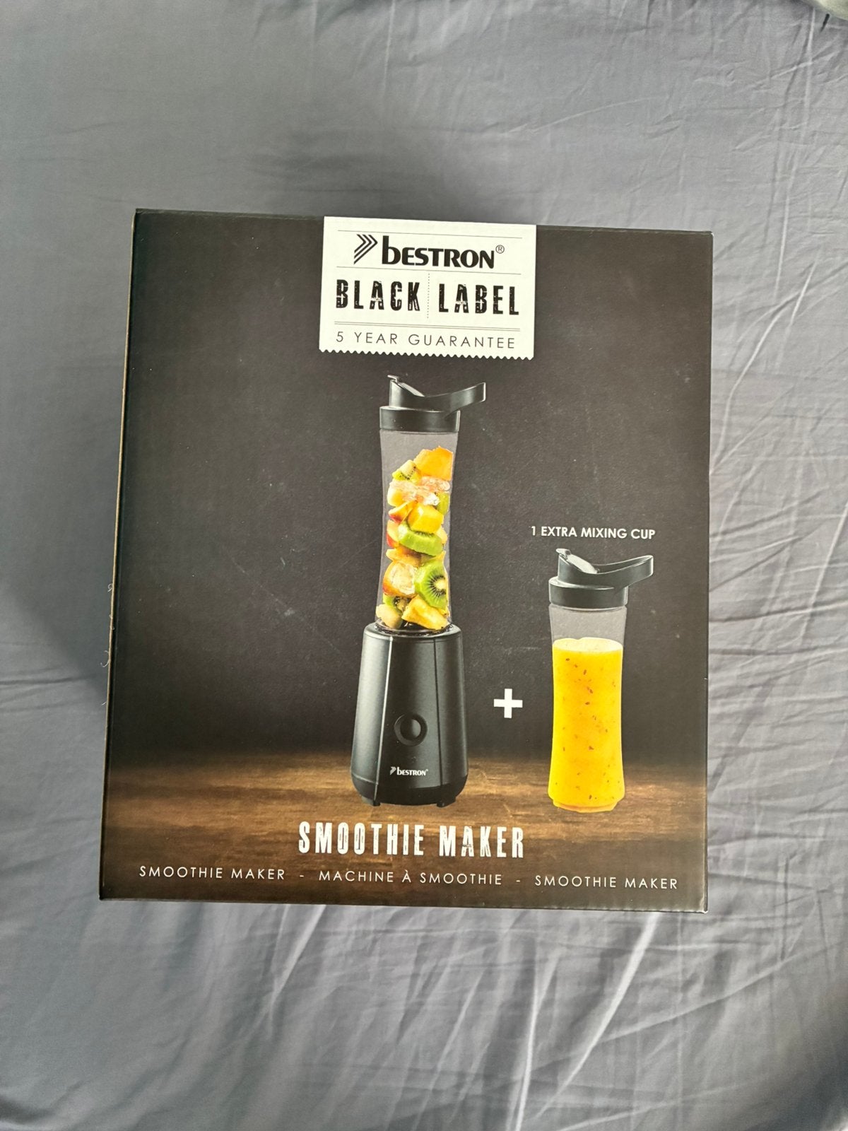 Bestron Black Label - smoothie maker met extra mixing cub, Ophalen of Verzenden, Nieuw, Blender