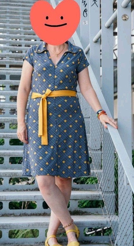 Maat 44 Zoe Loveborn jurk rock 'n roll retro vintage, Blauw, Maat 42/44 (L), Ophalen of Verzenden, Zo goed als nieuw