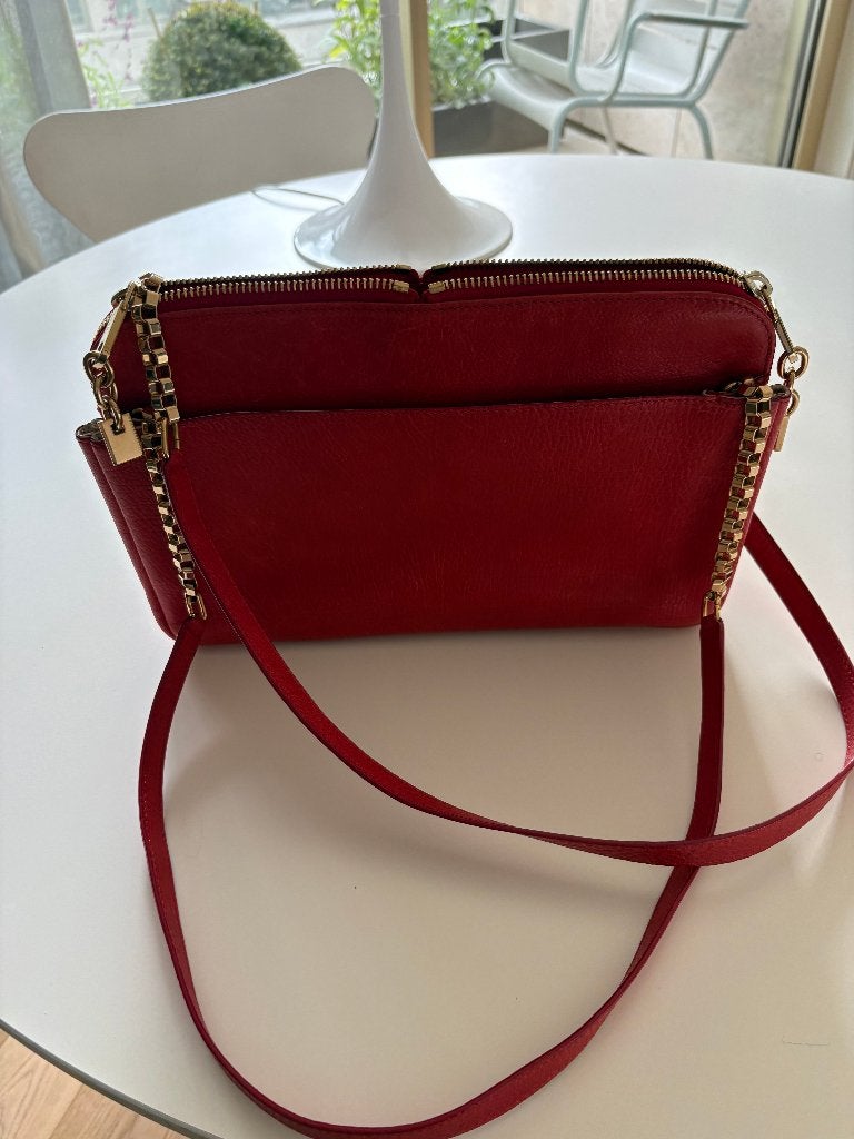 Chloé  design schoudertas nieuwstaat, Ophalen of Verzenden, Nieuw, Zwart, Leer
