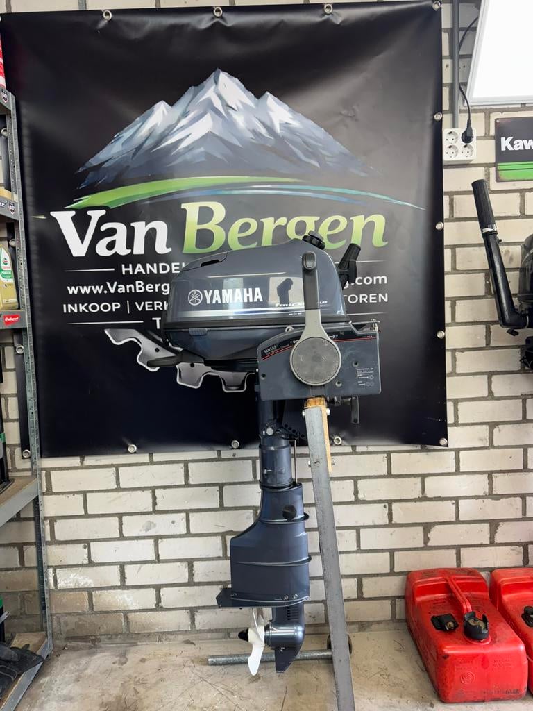 Yamaha 5 pk buitenboordmotor op afstandsbedienining, Ophalen, 5 tot 10 pk, -, Zo goed als nieuw