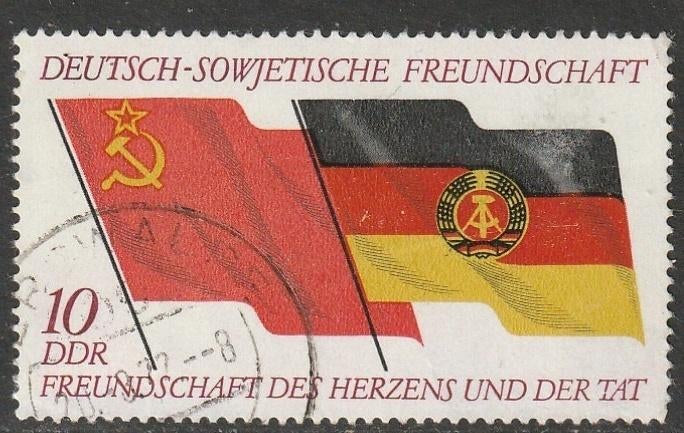 DDR 1972 1759 Duits-Sovjet-vriendschap, Gest, Ophalen of Verzenden, DDR, Gestempeld