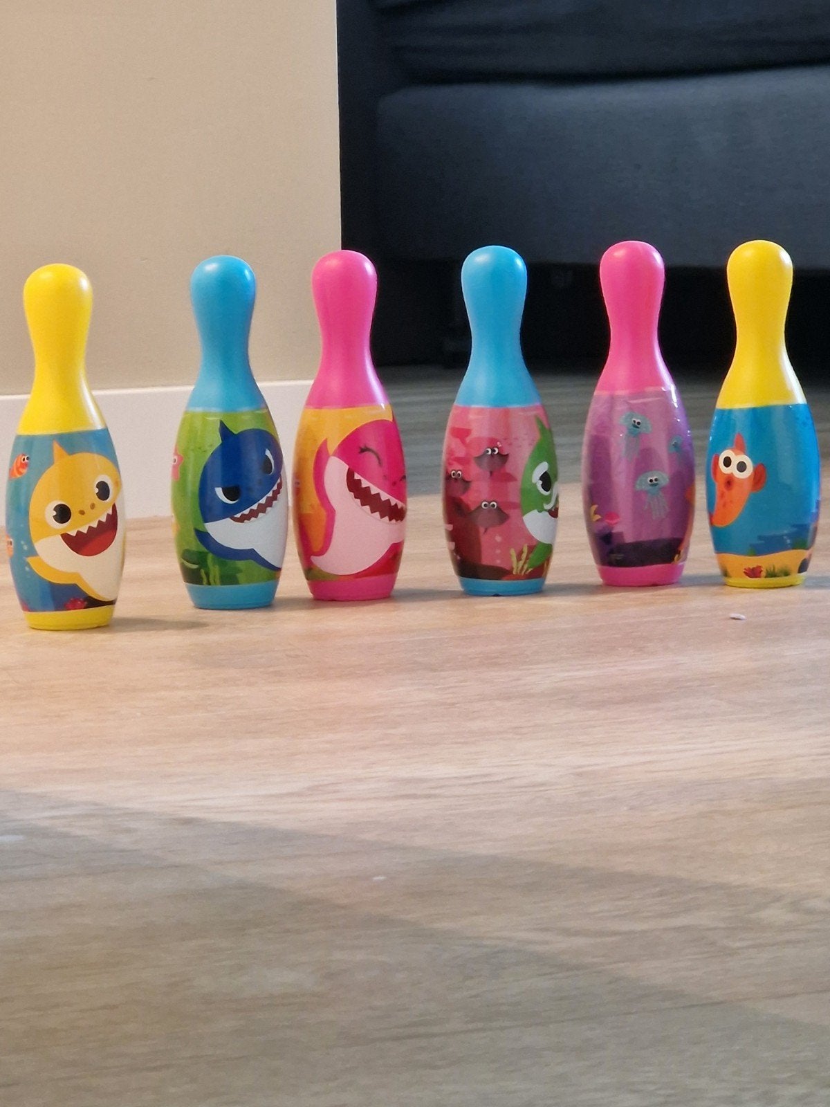 Babyshark kegelset, Ophalen of Verzenden, Zo goed als nieuw, Overige typen
