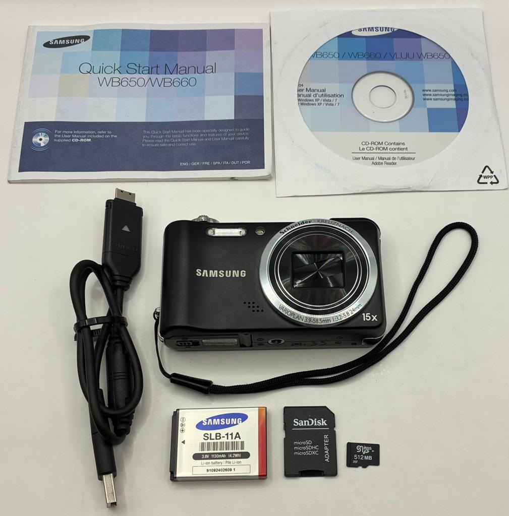 Samsung WB650 - compact camera, Ophalen of Verzenden, Zo goed als nieuw, Samsung, 8 keer of meer