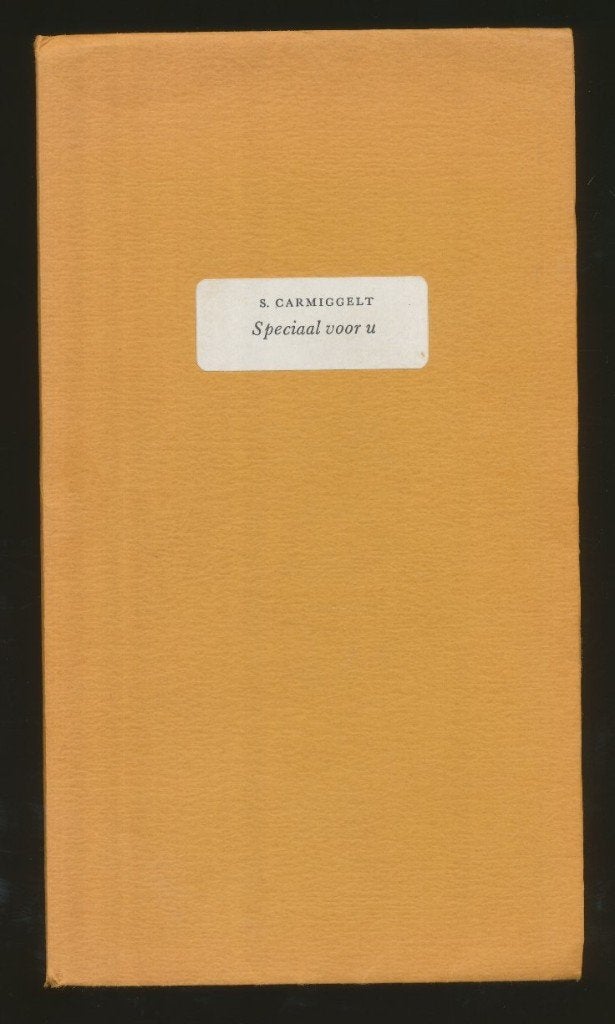 CARMIGGELT, S: Speciaal voor u, Gelezen, Ophalen of Verzenden, Nederland, Carmiggelt, S