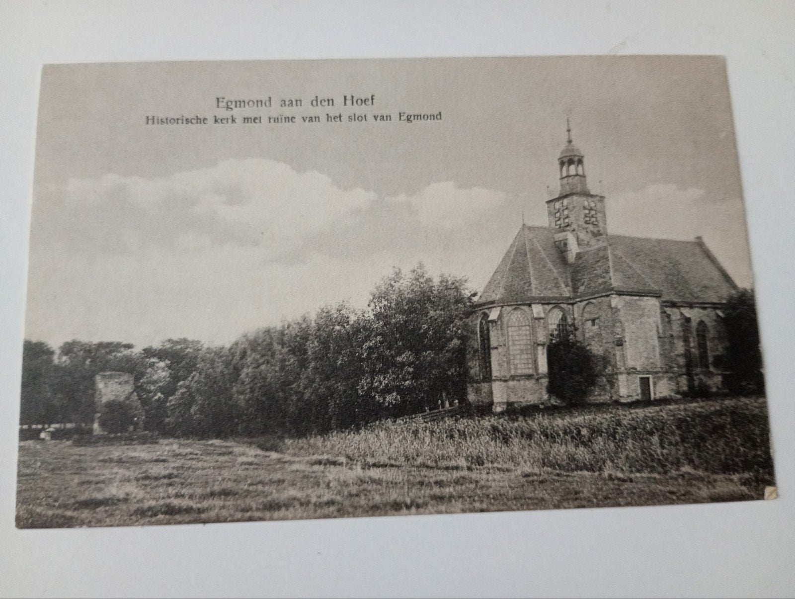 Egmond aan den Hoef Kerk, Ophalen of Verzenden, Voor 1920, Ongelopen, Noord-Holland