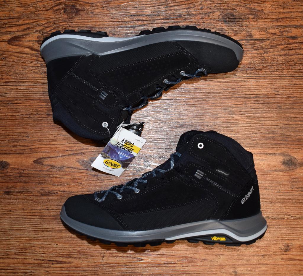 GRISPORT - Siena Mid Black wandelschoen - maat 42, Kleding | Heren, Schoenen, Grisport, Zwart, Nieuw, Ophalen of Verzenden
