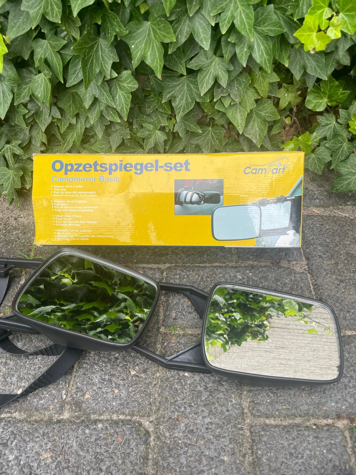 Universele opzetspiegel set voor caravan auto spiegels, Ophalen, Nieuw