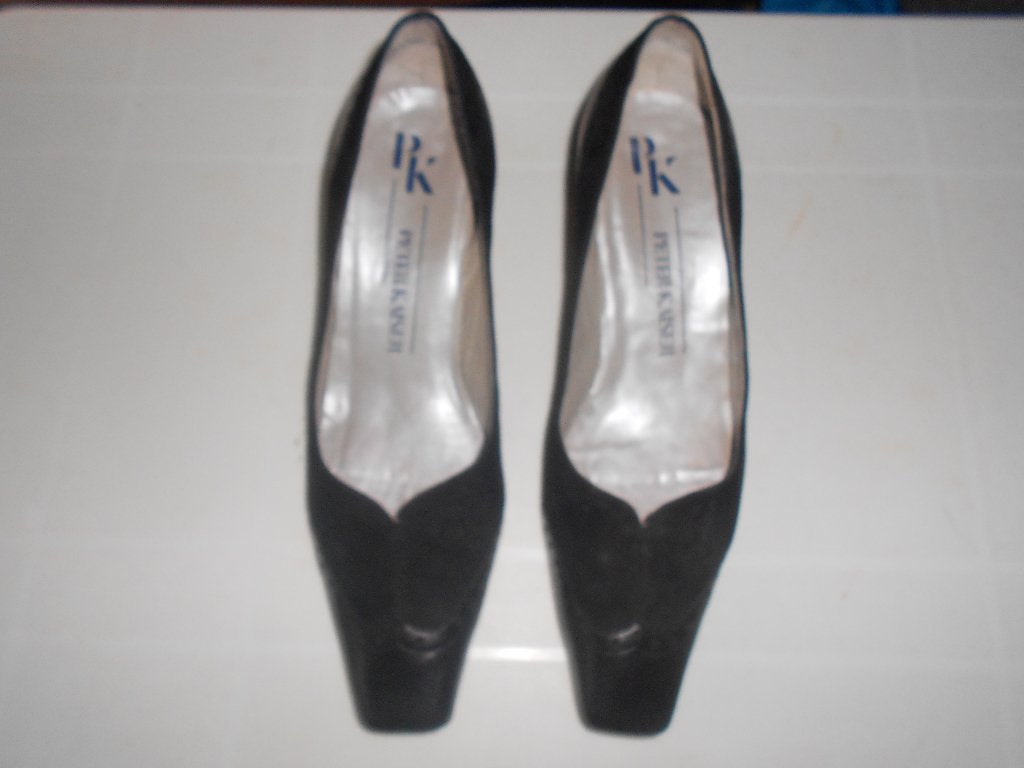 Dames schoenen maat 38,5 (5,5 Uk) merk Peter Kaiser.  Zwart, Pumps, Zwart, Gedragen, Ophalen