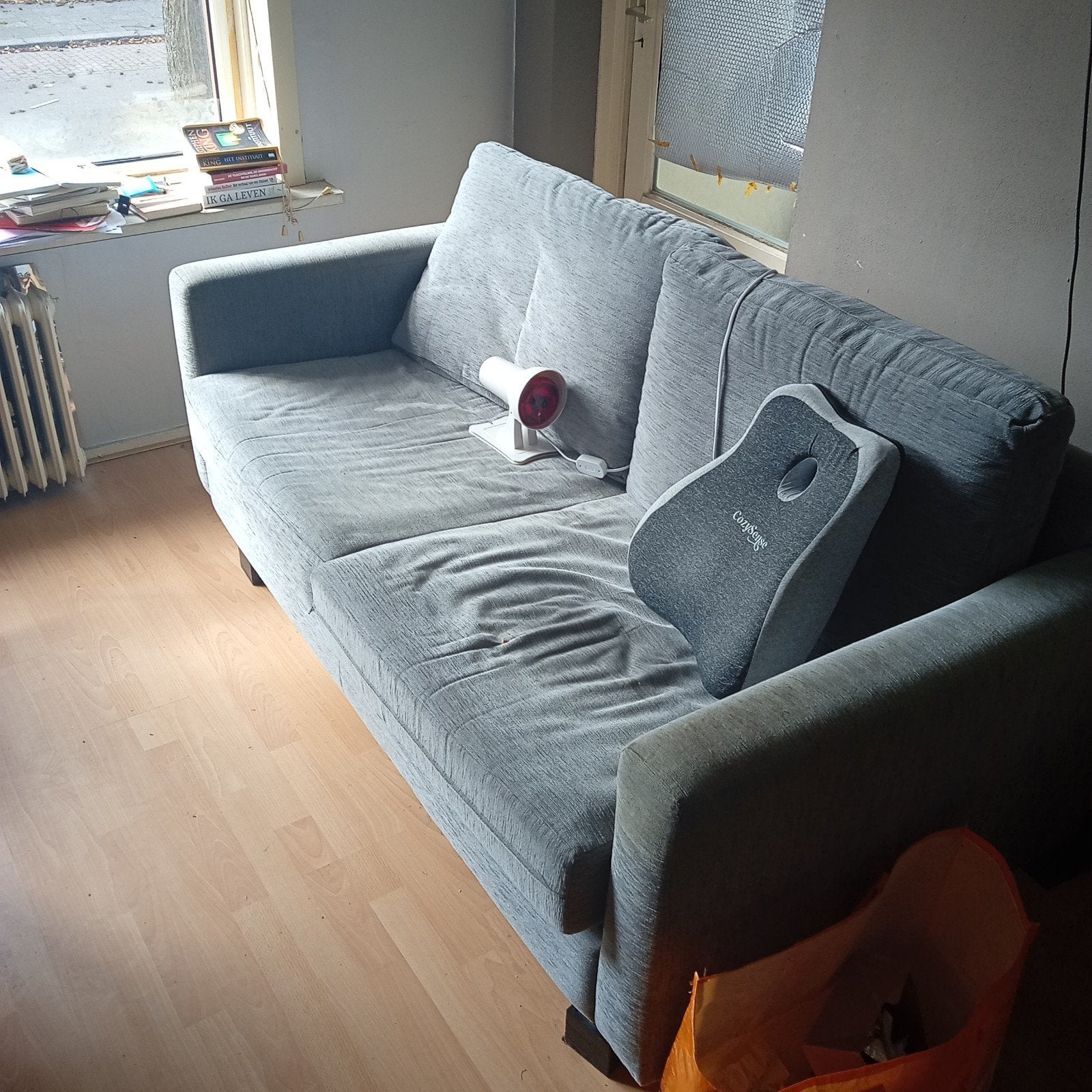 bank gratis, Huis en Inrichting, Ophalen of Verzenden, Gebruikt, Tweepersoons