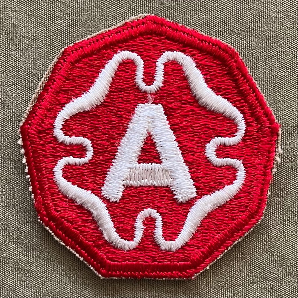 US WW2 Shoulder Patch - 9th Army ETO, Ophalen of Verzenden, Landmacht, Amerika, Embleem of Badge